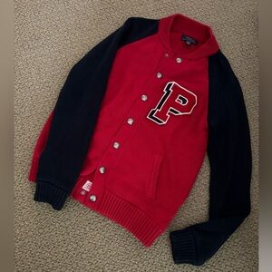 Boys polo sweater jacket
